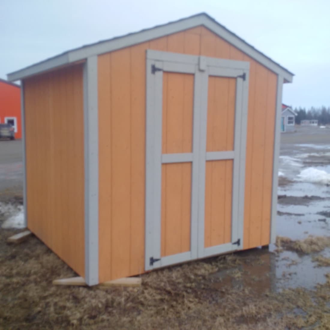 A finished Titan garden shed